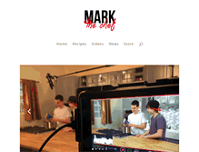 Tablet Screenshot of markthechef.com